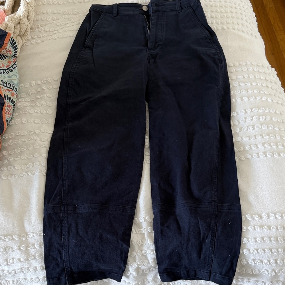 Everlane Women's Navy Ankle Pants